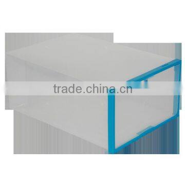 2016 Hot Selling Plastic Stransparent Shoe Box ,shoe Storage Box in PP ,PP Storage Shoe Organizer photo-3