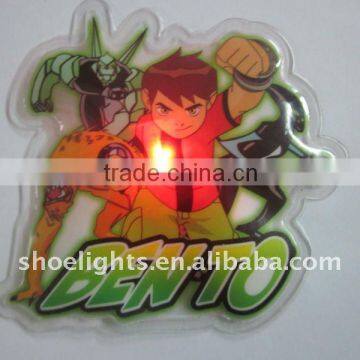 led PVC patch for kids T-shirt