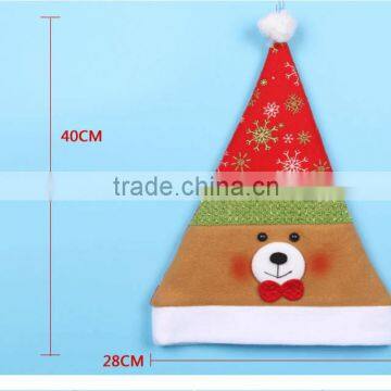 Xmas Adult Ordinary Christmas hats Santa hats Children cap for Christmas party Props Free Shipping