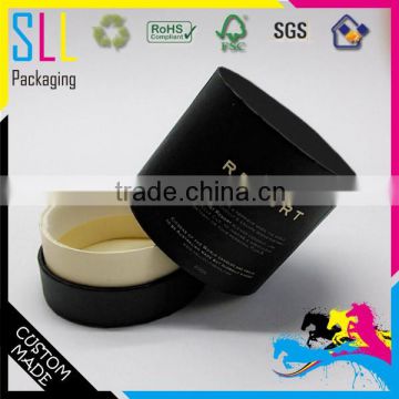 custom printing empty round cardboard perfume box design