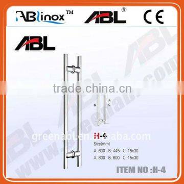 stainless steel glass door strip handle