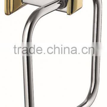 chrome and gold color brass towel ring WCG5224