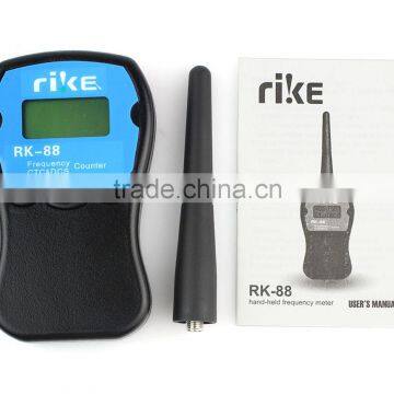 Black RK-88 Mini Portable Handheld LCD Display CTCSS/DCS Frequency Counter Meter for Two Way Radio 1MHz~2400MHz