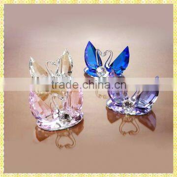 Handicraft Crystal Swan Wedding Favor For New Souvenirs