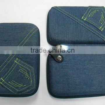 Net inside rubber band custom eva case box with button