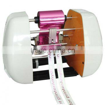2013 Amydor newest design personalized satin ribbon foil printer, ribbon printing machine