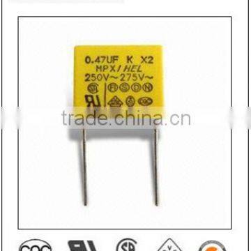 Hot offer Capacitor 0.47UF/275V 470NF MKP X2 474 P15MM Original and New MPX474 X2 film capacitor X2 capacitor 275V ac capacitor
