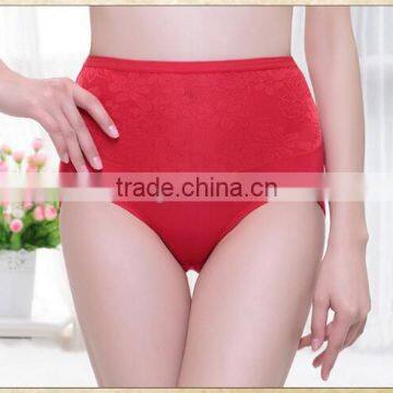 Wholesale cotton/modal women high waist belly fitness panty