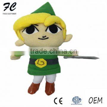 Super Mario Sword and shield Scerda plush toys filling 100% cotton