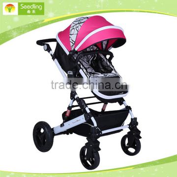 2016 new design 3 in 1 baby stroller easy folding luxury baby pram WITH EN1888 CERTIFICATION