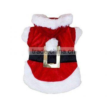 Christmas Dog Clothes Santa Doggy Costumes Pet Apparel