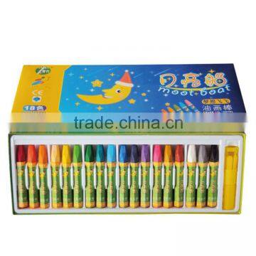 Hot Sale Washable Children Mini 6 Colours Wax Crayons, Non Toxic Oil Drawing Pastels Color Pen Set for Kids