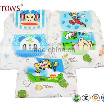 Made in China Wholesale Baby Sweat Towel/ Cotton Gauze Baby Sweat Absorbent Pad Washable