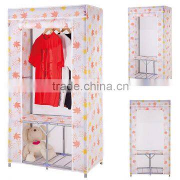 2014 Assemble steel tube wardrobe