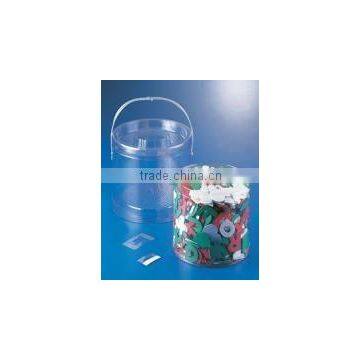 Plastic cylinder | tube | round box with lid