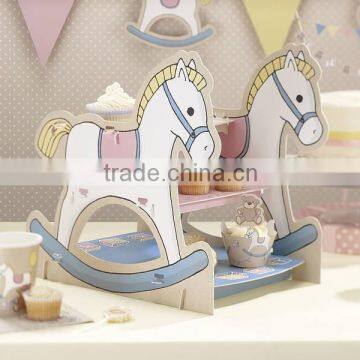 Rocking Horse Cupcake Or Sandwich Stand Cake Stand Baby Shower Birthday Wedding Party Display