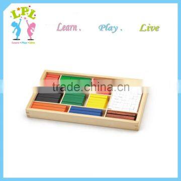 2016-2017 new pupular wooden block toy Building block box puzzle game