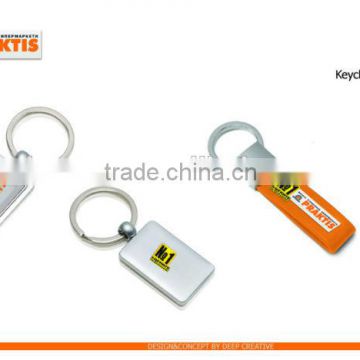 Customized logo metal keychain, leather keychain, keyring