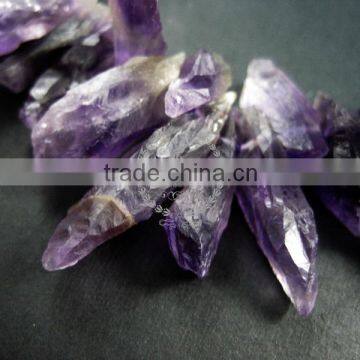 40cm String,about 70pcs,0.8-30mm Nugget Random Shape Purple Natural Raw Amethyst Stone Loose Beads Findings Supplies 3030001 photo-3