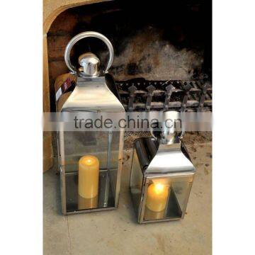 Hurricane Candle Stand,Stainless Steel Lantern/Metal Lantern/Garden Lantern/Candle Lantern