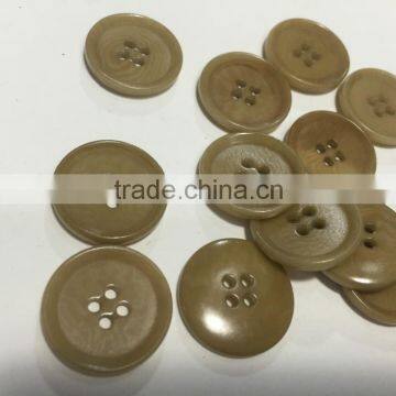 4 Holes Fancy Natural Corozo Nut Buttons