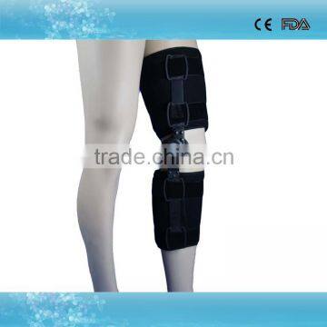 Flexion Extension Post-OP orthopedic knee cap hinged knee support brace