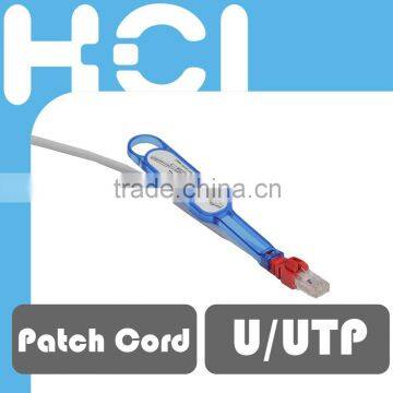 RJ45 8P8C Cat 6 Ultra High Density Patch Cord with Pull Back Tool
