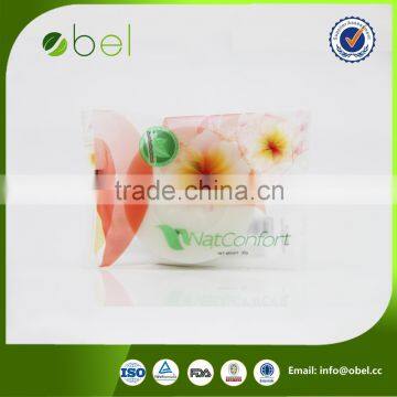 White skin tightening pure soap with round or oval