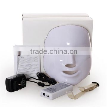 Factory top quality led skin treatment machines 7 colors facial mask photon derma