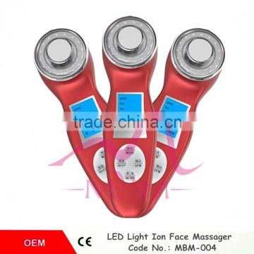 ultrasonic photon facial massager 5 in 1 beauty instrument