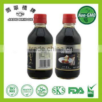 Non-GMO Naturally Gluten free soy sauce no gluten for cooking and dipping