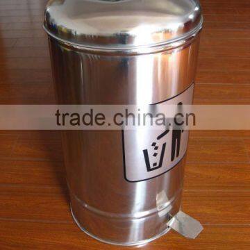 Stainless Steel pedal dustbin, trash bin, litterbin