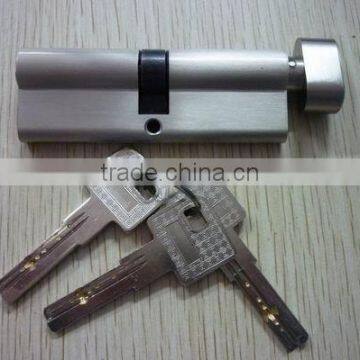 brass cylinder lock with 3pcs computer keys