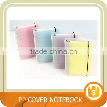 PP cover paper notebook, 180 pages, size A5 /A6/A7