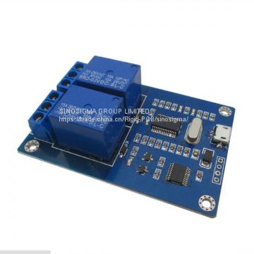 USB Relay Module 5v 2 Channel Relay Module, Relay control panel with indicator 2way Relay output usb interface