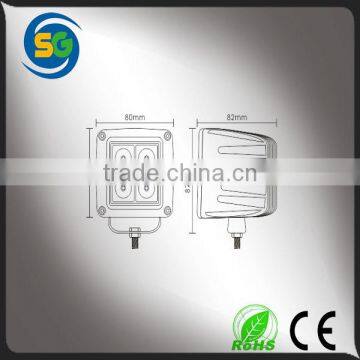 High Power Black Aluminum Housing 18w 12v Led Work Light photo-3