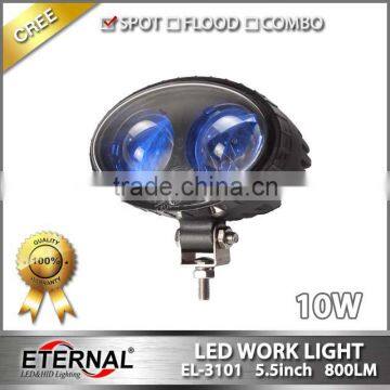 5.5in 10W super spot blue red forklift safety light industrial heavy duty emergency equipments warning lamp