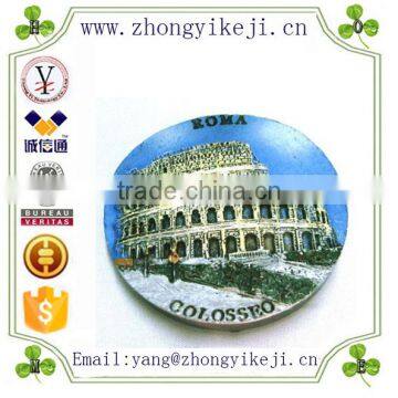 factory custom-made handmade carved fashion resin roma souvenir magnet