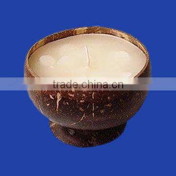 Cheap Beach Party Decor Resin Coconut Candle Holder