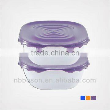 2pk easy pack food storage bowl&lid 25Oz