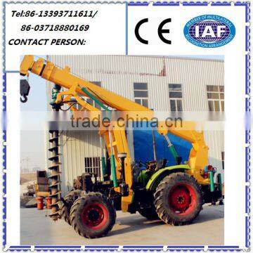 Hot Hydraulic Earth Drilling Machine bored piling equipment hydraulic post hole digger