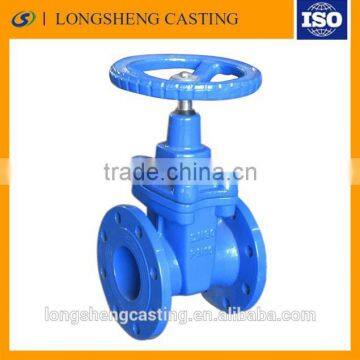 Ductile iron cast non-rising steam gate valve DN 200 PN 16