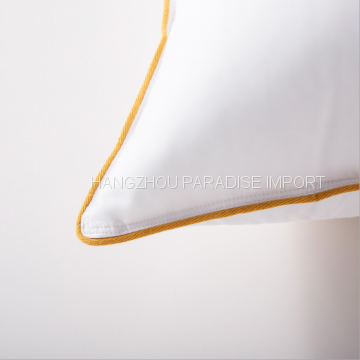 Five Star Pillow Double Stitch With Yellow Self-piping for Hot Sale photo-4