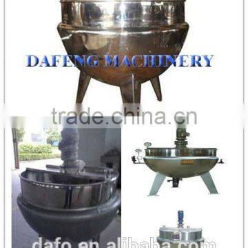 500 Liter Steam Jacketed Cooking Kettle With Agitator photo-4