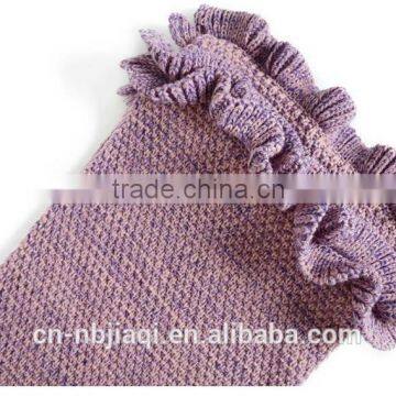 Mermaid Tail Blanket Crochet and Mermaid Blanket for Kids,Summer Super Soft Sleeping Bags photo-3