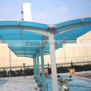 Prefab transparent car parking canopy shelter New!