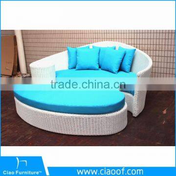 Contemporary Outdoor Furniture Coastal Rattan Sunbed photo-2