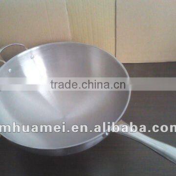 Stainless Steel Frying Pan With Handle