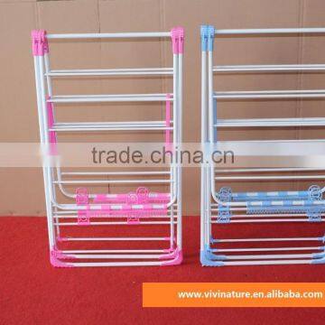 Heavy Duty Folding Dryer Hanger With Wing Style Indoor Drying Rack in White photo-4