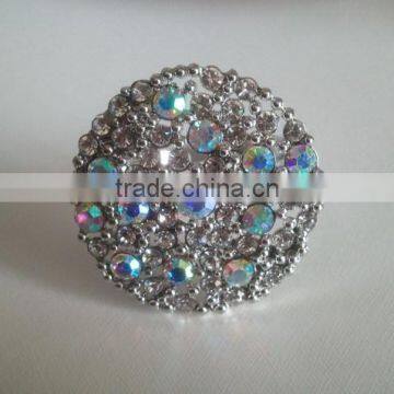 Beaded Gold Plated Masaic Napkin Ring for Dining Table Decoration photo-2